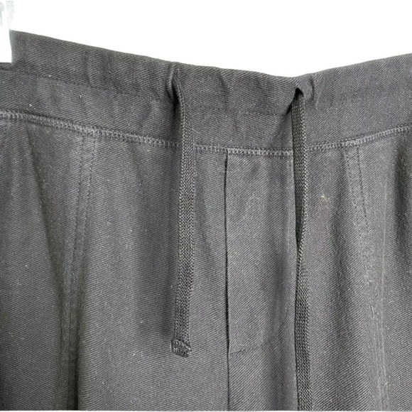 James Perse Mixed Media Jersey Pants Joggers Black Megan Markle L $245 - Picture 3 of 5